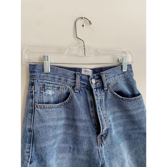 Twelve By Antwelfth Cropped Straight Leg Jeans Size 26 - Picture 4 of 8